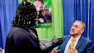 Darth Vader Meets John Rhys-Davies at Fanboy Expo Orlando 2024