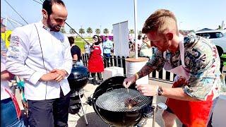 I BBQ’d steak  with a PROFESSIONAL chef ‍ in Abu Dhabi !