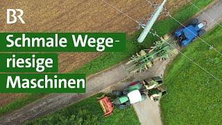 Landwirtschaft: Müssen alte Feldwege für riesige Landmaschinen saniert werden? | Unser Land | BR