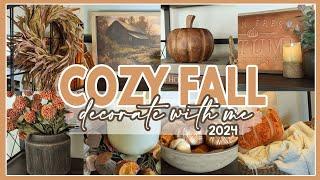 NEW!2024 FALL DECORATE WITH ME│COZY FALL  DECORATING IDEAS│SIMPLE FALL DECOR│FALL HOME DECORATING