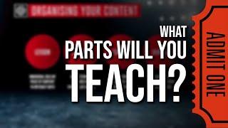 What parts will you teach?