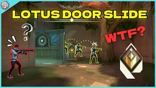 *NEW* Lotus door slide with ANY AGENT || Valorant bugs & glitches