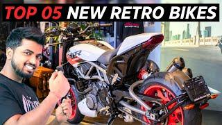 2025 TOP 05New Retro-Style Bike Launches | Retro Bikes 2024 | New Launch Bikes In India 2024