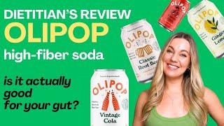 OLIPOP Soda Review by a dietitian (NOT SPONSORED) - Is it actually good for your gut?