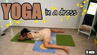 YOGA in a dress // flow with me // ENGLISH