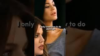 Khloe Kadarshian doing the Duck lips Kylie Jenner! Hilarious video of The Keeping up with Kadarshian