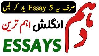 important Essay For 10th Class in English 2025 - Most important Essay Class 10 English - Waqas Nawaz