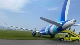 JetBlue plane skids off runway at Boston's Logan Airport, temporary ground stop lifted