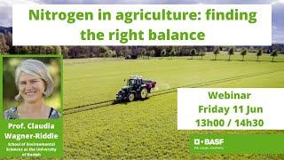 BASF Agricultural Science Policy Webinar - Nitrogen in agriculture: finding the right balance