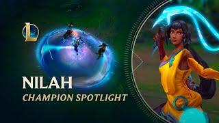 League of Legends | Nilah Champion Spotlight - Gameplay