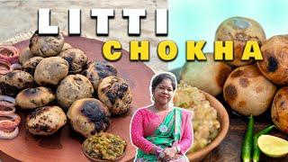 Village Style LITTI CHOKHA |  LITTI CHOKHA Recipe | Dumka Food Vlog | Jharkhand Food vlog