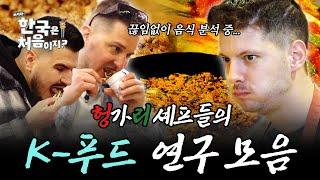 (3시간) 끊임없이 음식을 분석한다! 헝가리 셰프들의 K-푸드 연구 모음 | #어서와한국은처음이지 | #MBCevery1 | EP.349 외