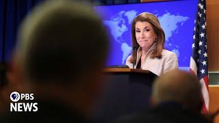 WATCH LIVE: State Department holds news briefing as Trump promises decision on Iran in two weeks