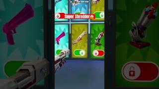 Fortnite 1v1 with every gun HOW TO UNLOCK Super Shredder#fortnite #ytshorts #1v1witheverygun