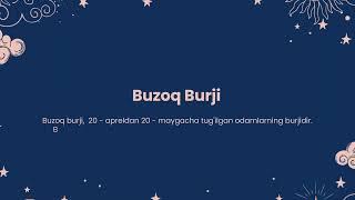 Buzoq burji egalarining harakterlari qanday?