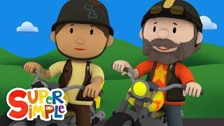 Hedgehog's Motorcycles Hit A Yucky Oil Slick | Carl's Car Wash | Cartoons For Kids