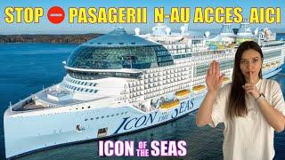 Cum arata BARUL , SPALATORIA si ZONELE de RELAXARE ale ECHIPAJULUI pe ICON of the SEAS?