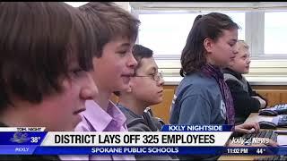 Spokane Public Schools lays off hundreds of employees citing $31M budget gap