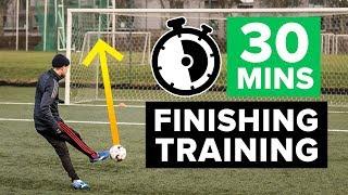 SCORE MORE GOALS | 30 minute finishing football training programme