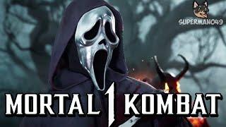 THE BEST GHOSTFACE BRUTALITY! - Mortal Kombat 1: "Ghostface" Gameplay (Ghostface DLC)