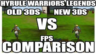 COMPARISON / Hyrule Warriors Legends // "old 3DS" VS "New 3DS" // low FPS / low details & more