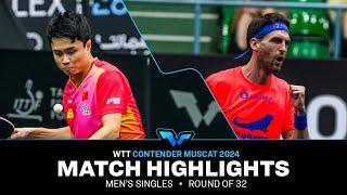 Zhou Qihao vs Steffen Mengel | MS R32 | WTT Contender Muscat 2024