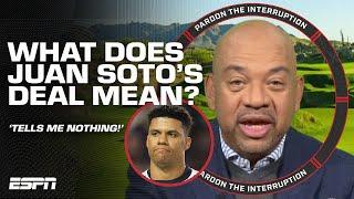 Wilbon questions Juan Soto's 15-yr/$765M New York Mets deal  'IT DOESN'T EXCITE ME!' | PTI