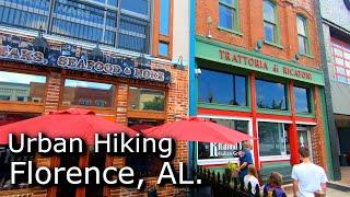 Urban Hiking Ep-5 Florence Alabama - Beautiful dog friendly Southern city.