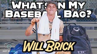 What's In My Baseball Bag? With WILL BRICK Catcher & Select Fest Alumni