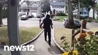 Exclusive: Suspected thief appears to enter Long Island home to steal package | News 12