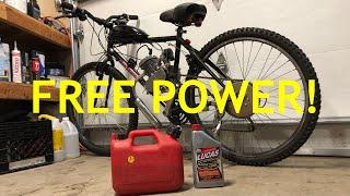 Making MORE POWER for FREE on your Motorized Bike!