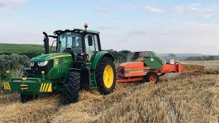 BALYA MAKİNASINI DAĞITACAK | JOHN DEERE 6140M | 5105M ARIZA YAPINCA İŞ BAŞA DÜŞTÜ