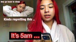 I got ready for a whole week “school outfits addition” | redheadmelany