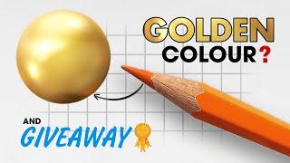 Can i make Golden Colour with Colour Pencils ? - Giveaway Result 