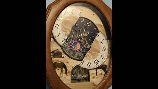 Rhythm "American Prairie" Magic Motion Wall Clock 4MH860WU06 #clock #rhythm #america