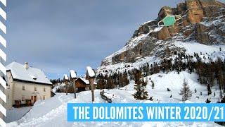 This strange Dolomites winter season 2020/21