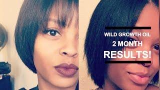 Natural Hair Growth Update  Wild Growth Hair Oil Review