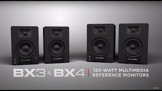 M-Audio || Introducing the BX3 & BX4 120-Watt Multimedia Monitors