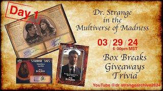 Upper Deck Doctor Strange in the Multiverse of Madness Case Break