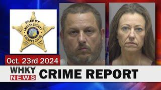 2 JAILED ON HALF-MILLION BONDS ON TRAFFICKING CHARGES | WHKY News -- Crime Report: Wed., 10/23/2024