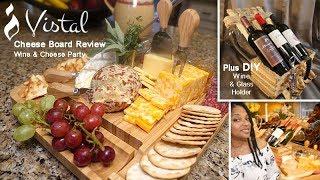 Vistal Cheese Board Review & Wine Rack DIY