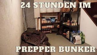 24 Stunden im Prepper Bunker überleben | Zombie Apokalypse | Schutzraum Prepperkeller