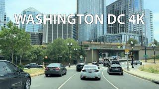 Washington DC 4K - Driving Downtown - Summer 2024 - USA