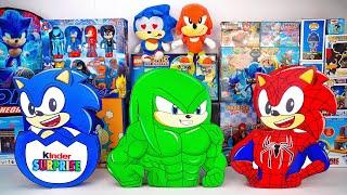 Sonic The Hedgehog Special Box Toys Unboxing | Hulk Sonic | Spider Sonic | Sonic Cracked Egg | ASMR