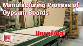 Unveiling the Manufacturing Process of Gypsum Boards | Gypsum board Manufacturing process |