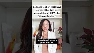 Do I need to show I have enough funds in my bank account for my UK Visitor visa application?