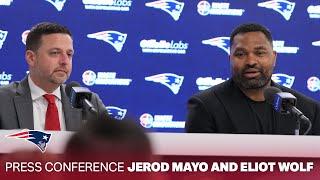 Jerod Mayo and Eliot Wolf React to Drake Maye Draft Selection | 2024 Patriots Draft