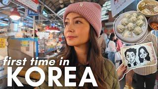 Exploring Seoul For The First Time  | Eating and Shopping in Seoul | Gwangjang Market, Myeongdong