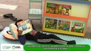 "CREANDO ESPACIÓS DE JUEGO Y APRENDIZAJE EN MI COMUNIDAD"