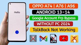 OPPO A74 5G, A76 5G, A96 5G Frp Bypass Android 13-14 WITHOUT PC.